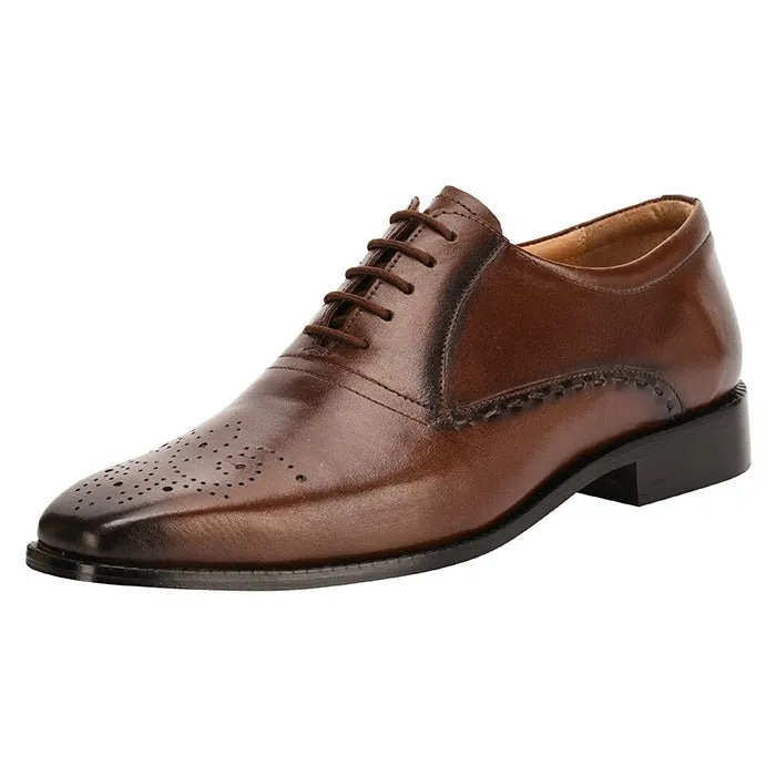 Lush Leather Derby Style Dress Shoes