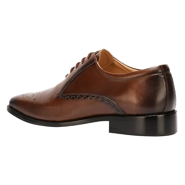 Lush Leather Derby Style Dress Shoes