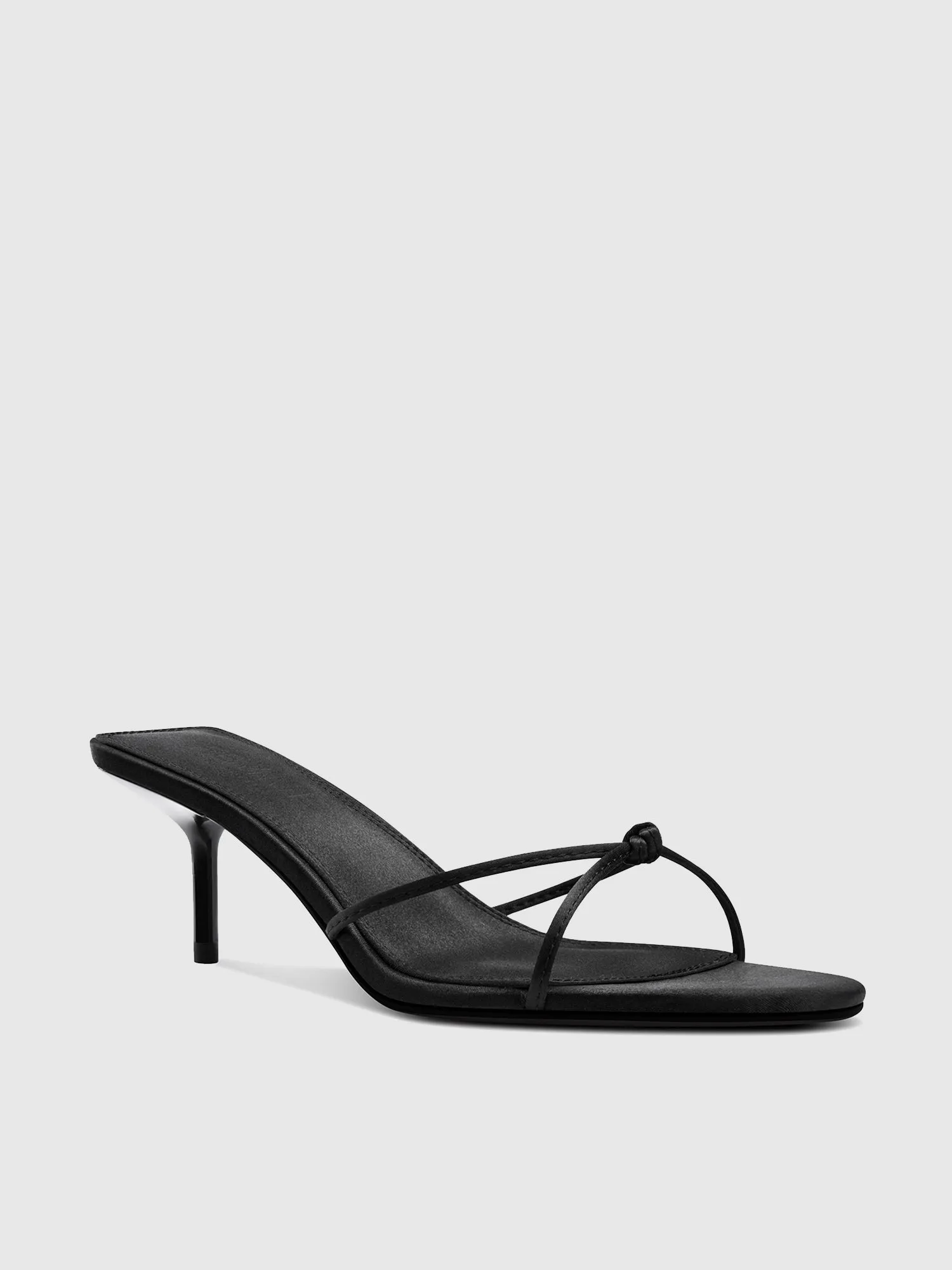 Maeve Slipper - Satin Black