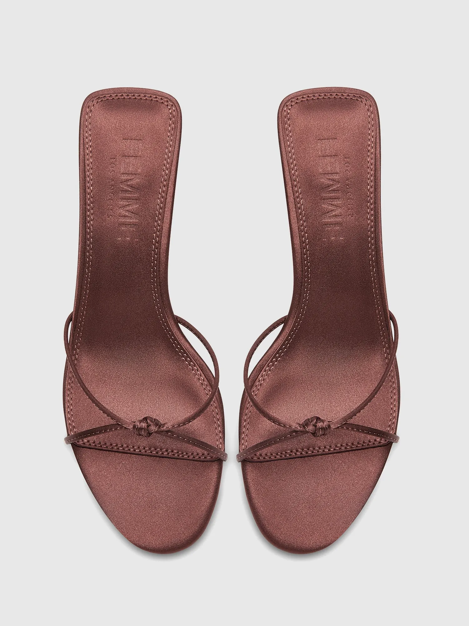 Maeve Slipper - Satin Brown