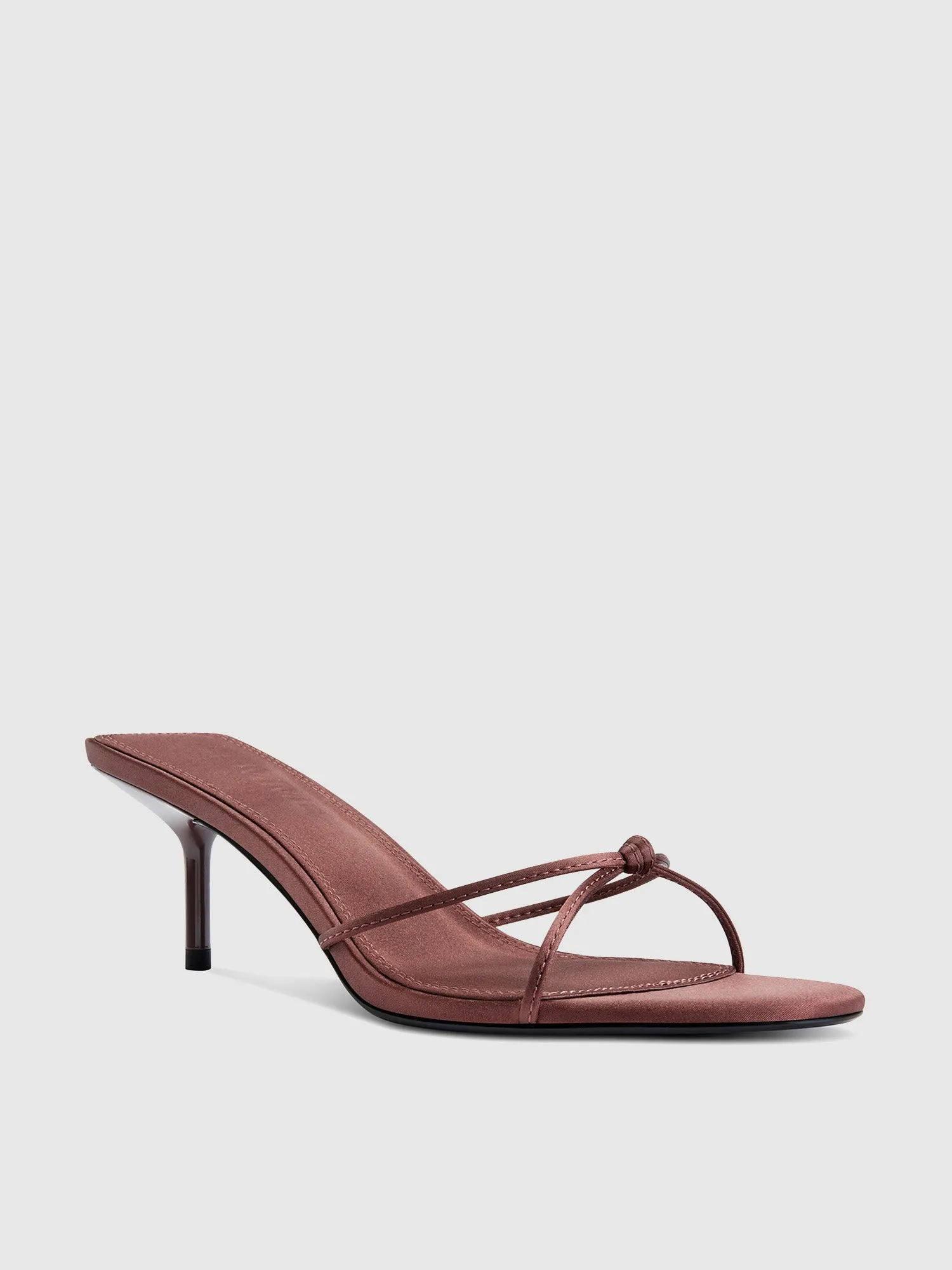 Maeve Slipper - Satin Brown