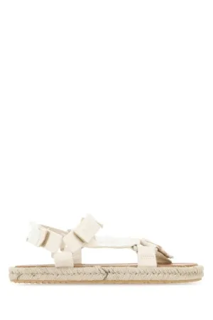 MAISON MARGIELA | Ivory canvas Trekking sandals