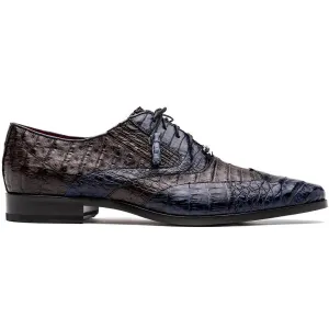 Marco Di Milano Luciano Navy/Brown Wingtips Shoes