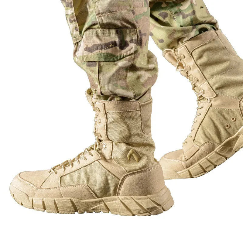 Men's anti-skid hiking boots Breathable tactical boots