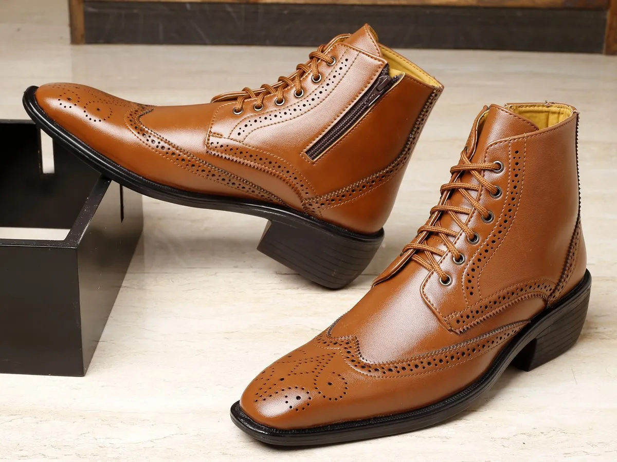 Men's New Stylish Comfortable And Height Increasing Regular Office and Formal Wear