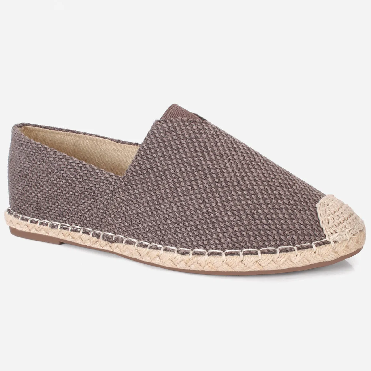 Mens "SIDON" Canvas Flat Espadrille Shoes