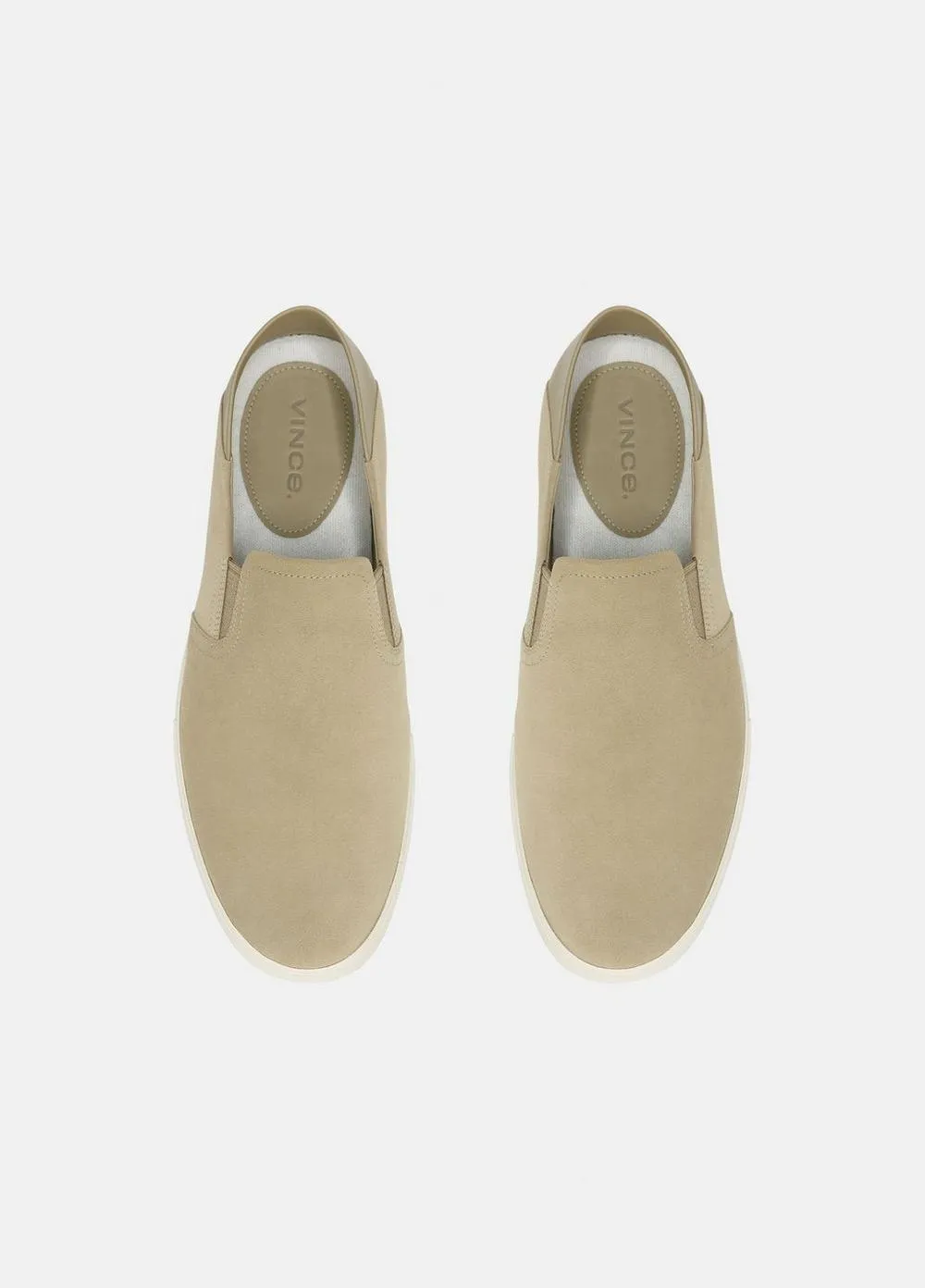 Men's Sanders Suede Slip On - Natural