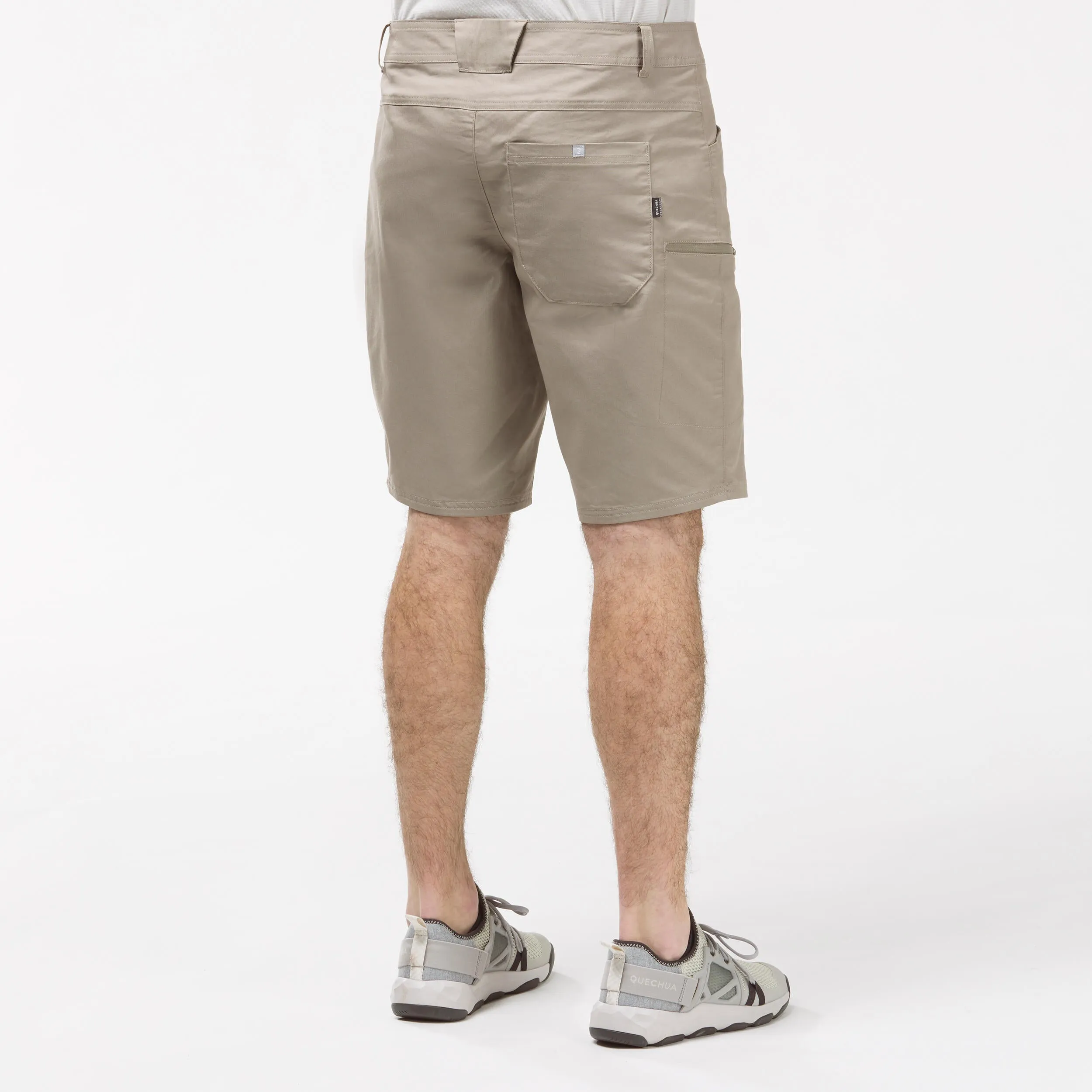 Men's shorts Quechua NH500 for hiking, beige