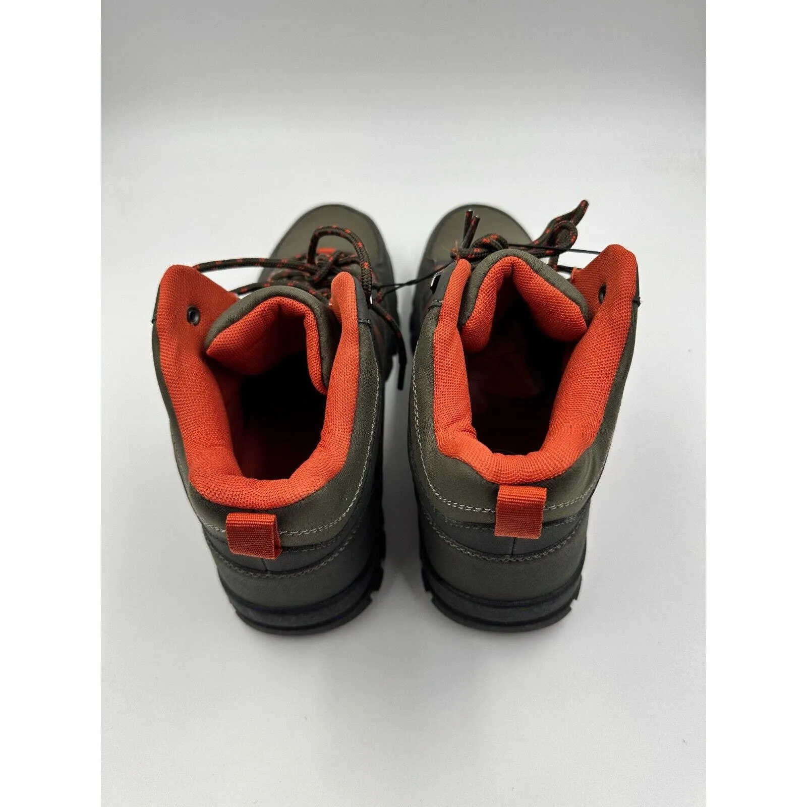 Men's Size 11 Olive Green and Orange Hikers.