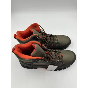 Men's Size 11 Olive Green and Orange Hikers.