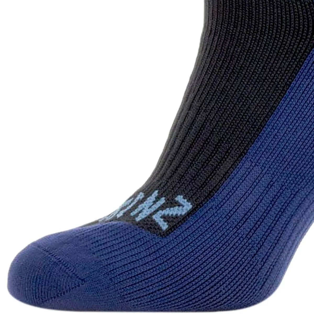 Men's socks SealSkinz Waterproof Cold Weather Mid Length, black/dark blue