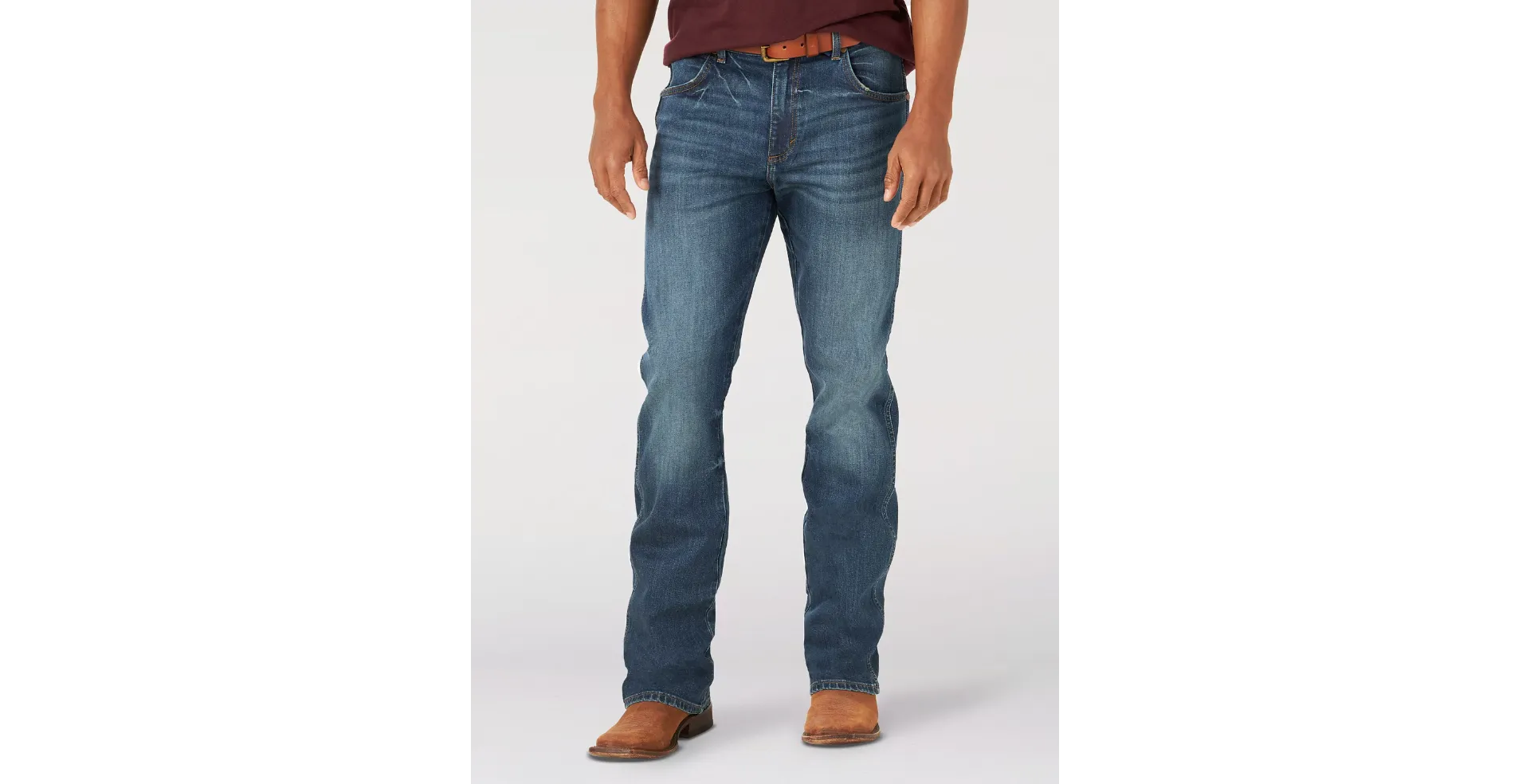 Men's Wrangler Retro Slim Fit Bootcut Jean in Victoria