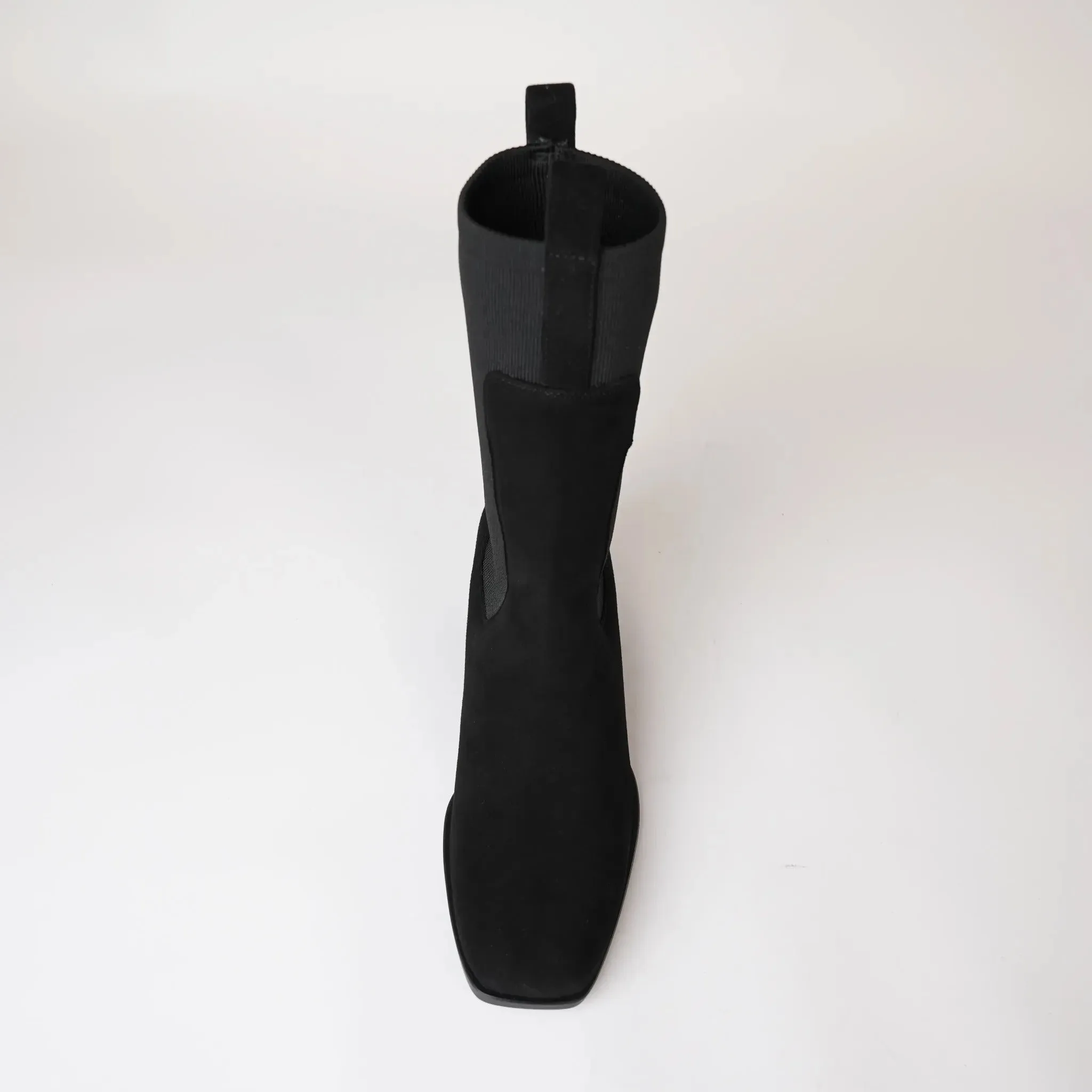 Mieres Black Suede Boots