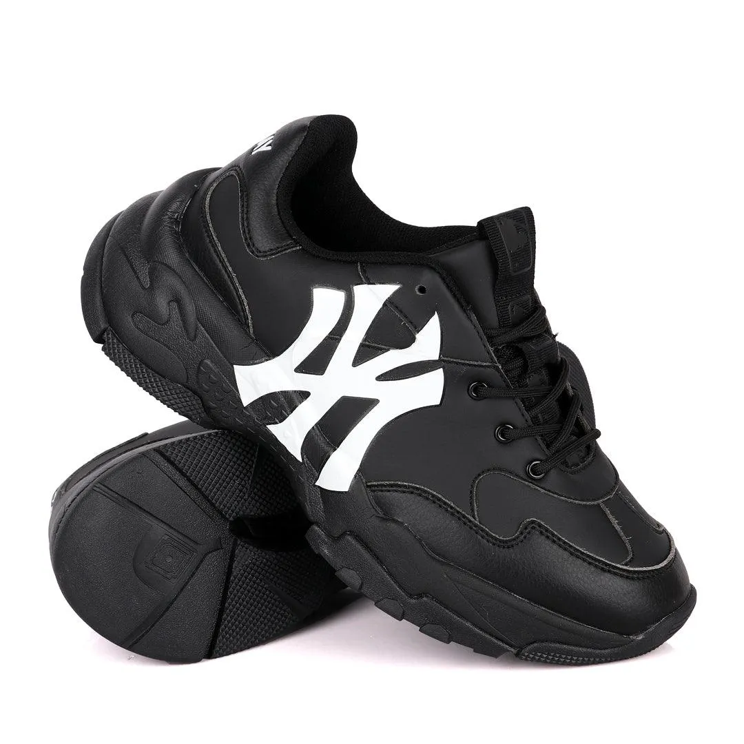 MLB Big Ball Chunky NY Yankees Black Sneakers