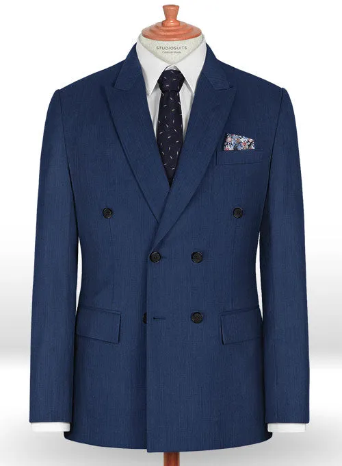 Napolean Persian Blue Wool Suit