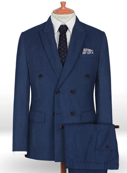 Napolean Persian Blue Wool Suit