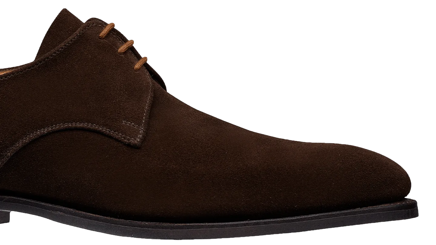 Newquay Dark Brown Suede