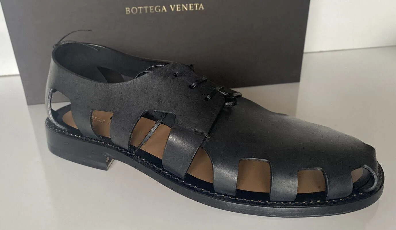 NIB $890 Bottega Veneta Men's Derby Leather Shoes Cut-out Details 11.5 US 574829