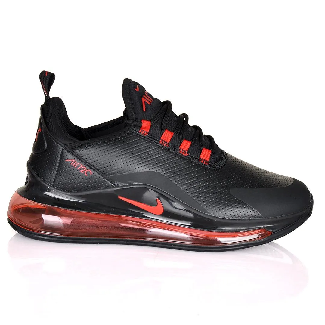 NK Max 720 Breathable Sneakers- Black Red