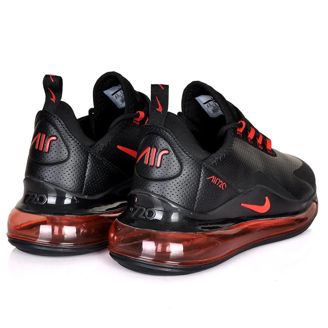 NK Max 720 Breathable Sneakers- Black Red