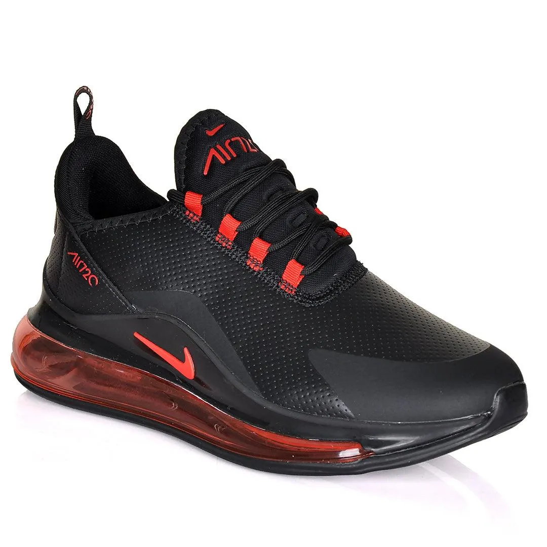 NK Max 720 Breathable Sneakers- Black Red