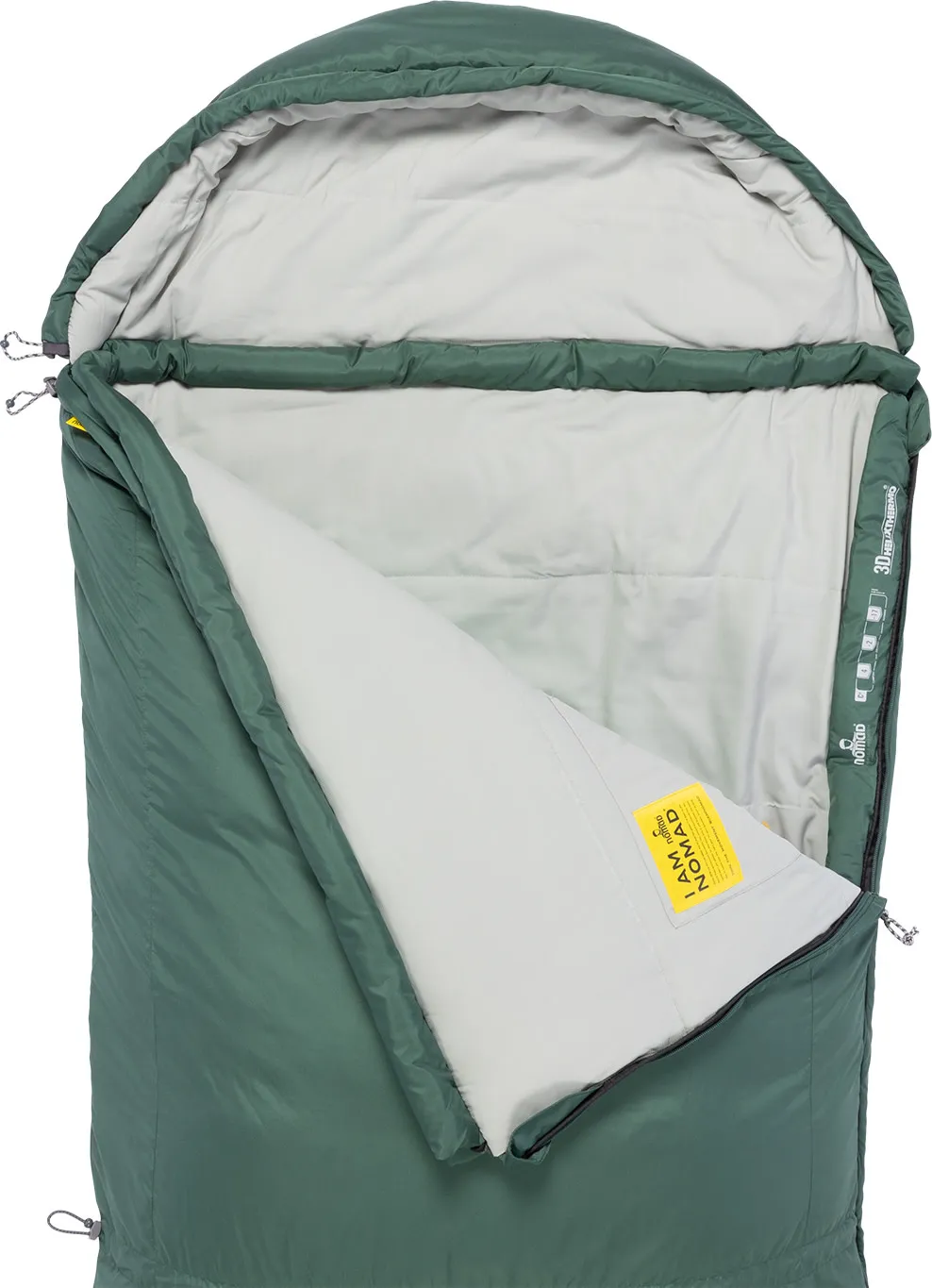 Nomad Triple-S Premium Sleeping Bag Trekking Green | Buy Nomad Triple-S Premium Sleeping Bag Trekking Green here | Outnorth