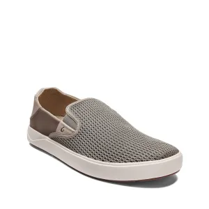 OLUKAI Lae'ahi Men's Slip On Sneaker, Removable Gel Insert, Clay/Clay