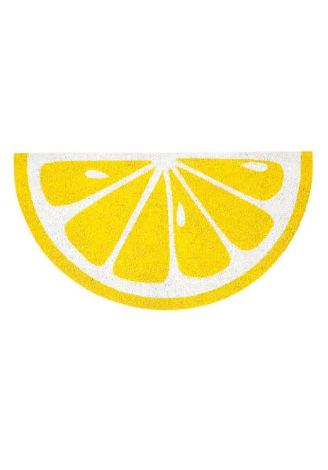 OnlyMat Lemon Shape Floor Natrual Coir Anti-Slip Floor Mat