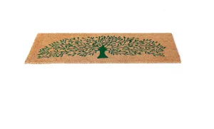 OnlyMat Tree Printed Natural Coir Doormat (120 x 40) - 2 Colour Options