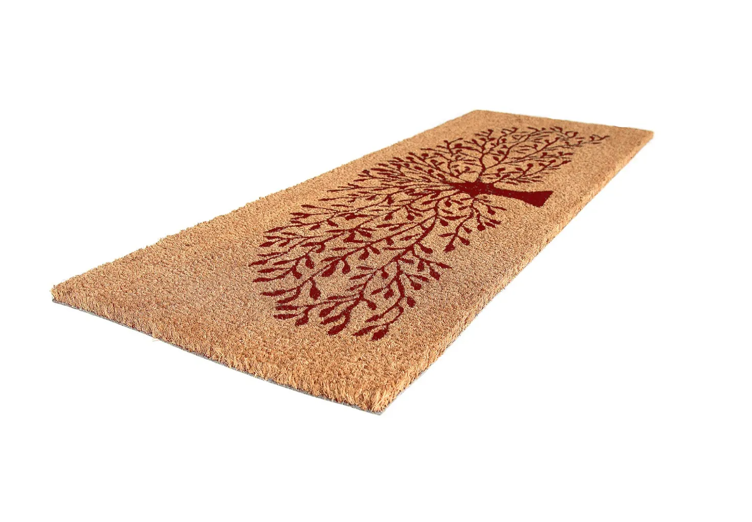 OnlyMat Tree Printed Natural Coir Doormat (120 x 40) - 2 Colour Options