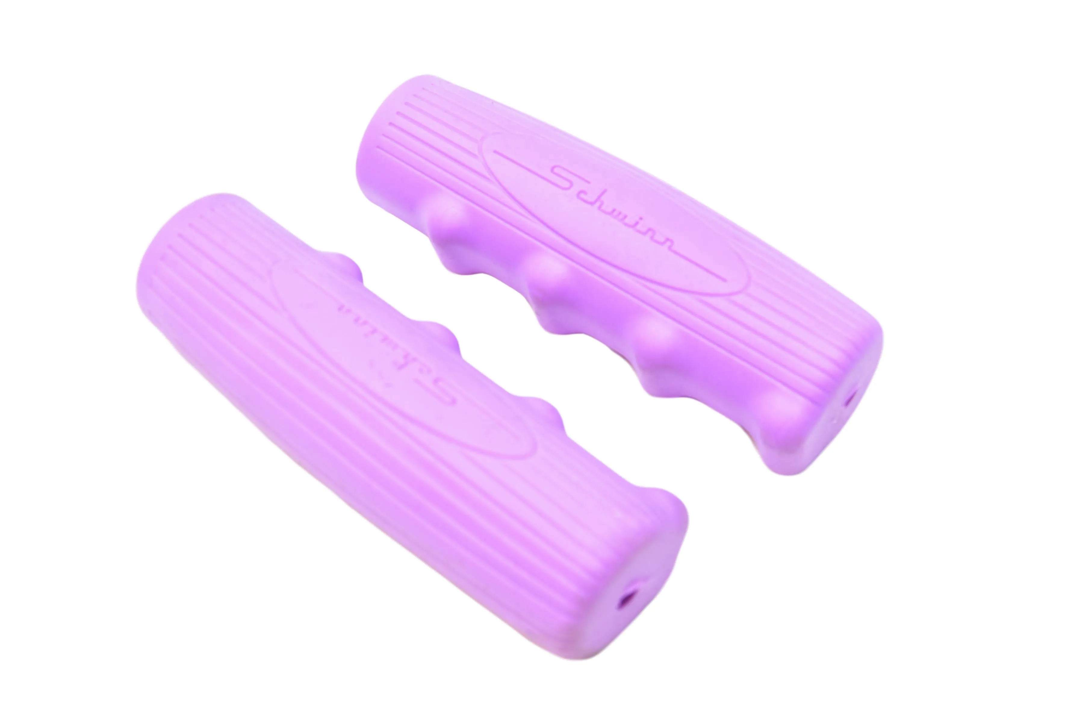 PAIR TRENDY SCHWINN LILAC LADIES BICYCLE KRATON RUBBER GIRLS BIKE HANDLEBAR GRIPS