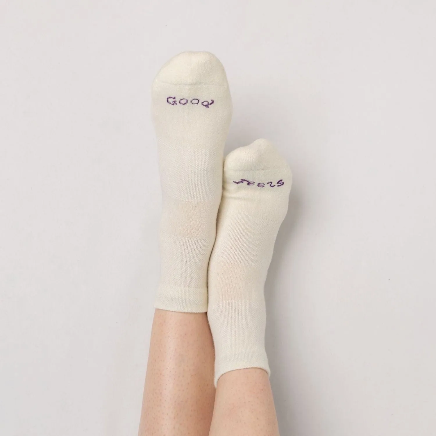 Paire Merino Wool-Blend Quarter Sock (Snow)