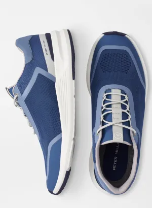 Peter Millar Camberfly Sneaker in Blue Pearl