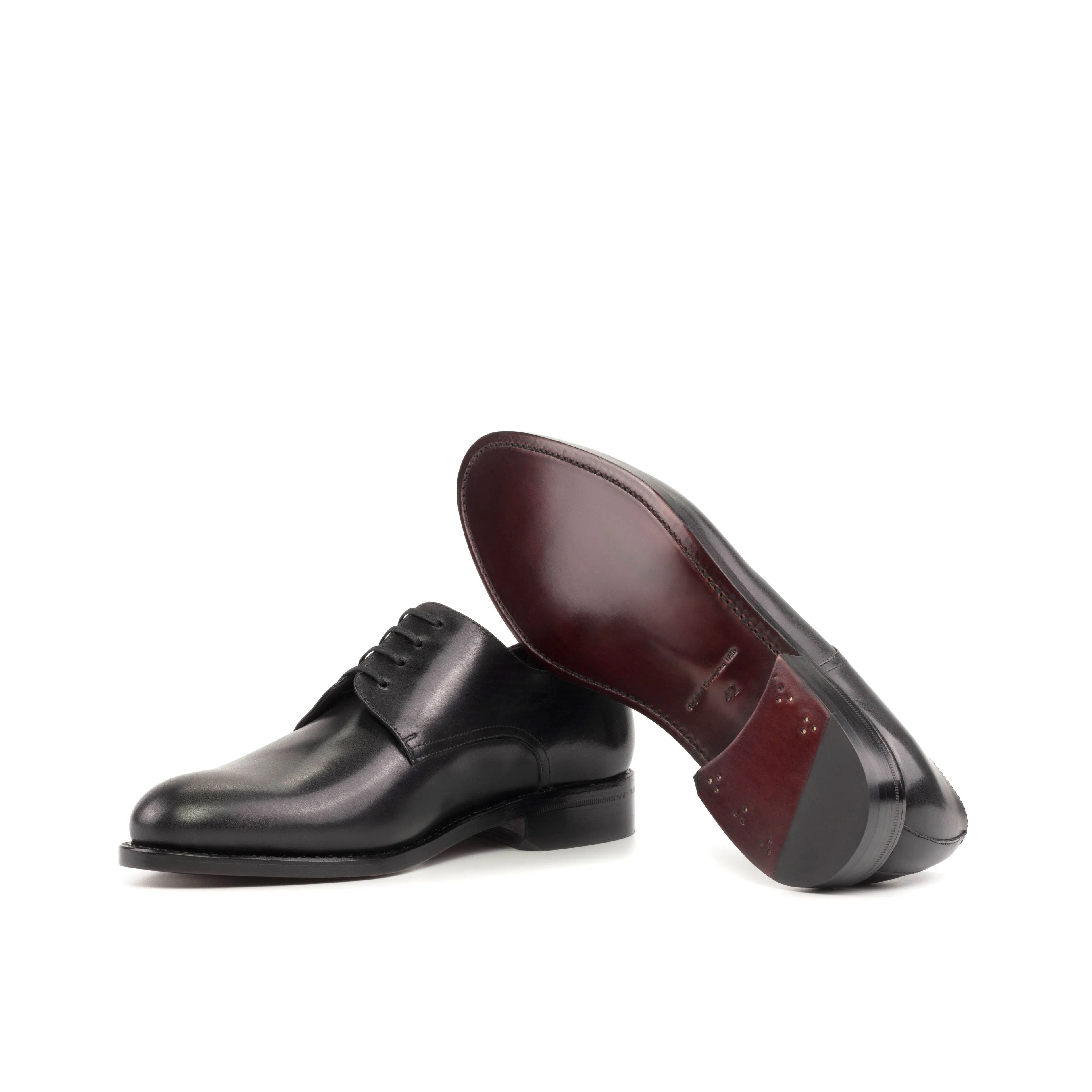 PLAIN TOE DERBY BLACK (TRADITIONAL-Z1)