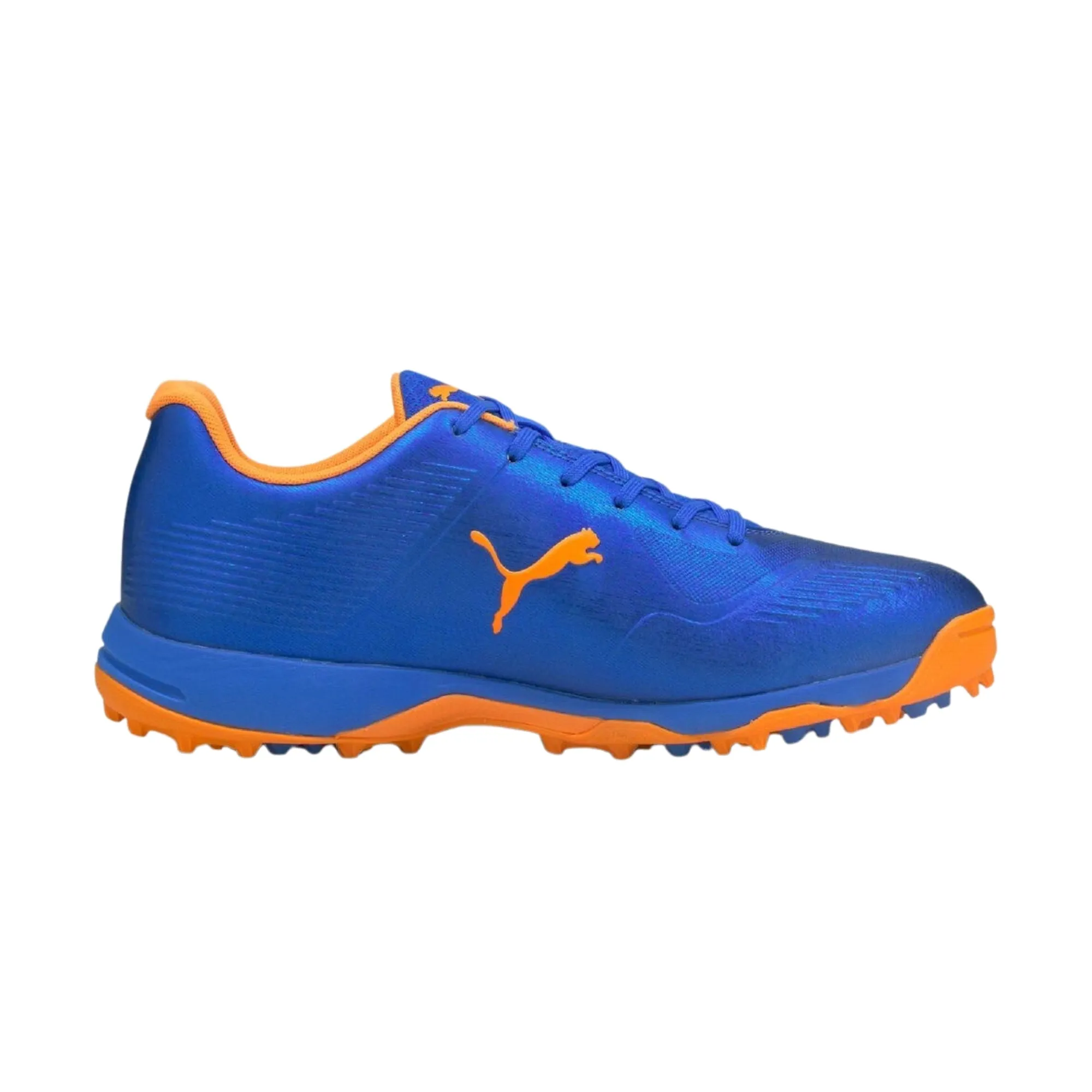 Puma Cricket Shoes One 8, Blue/Orange