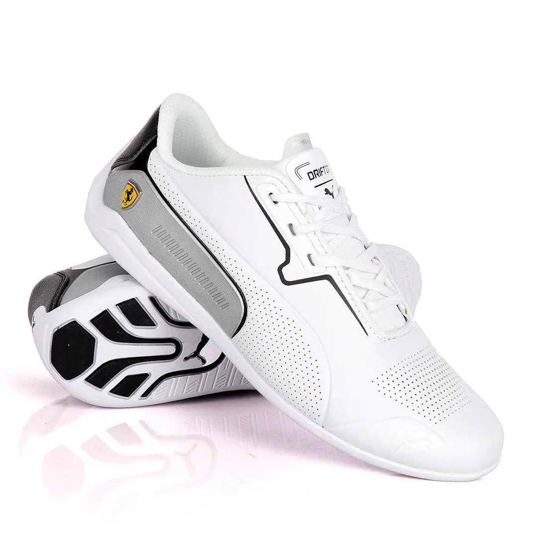 Puma Motor Sport Drift Cat White Leather Sneakers