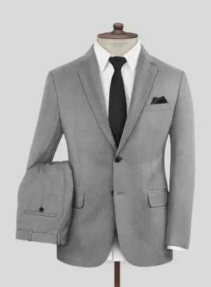 Reda Worsted Mid Gray Pure Wool Suit