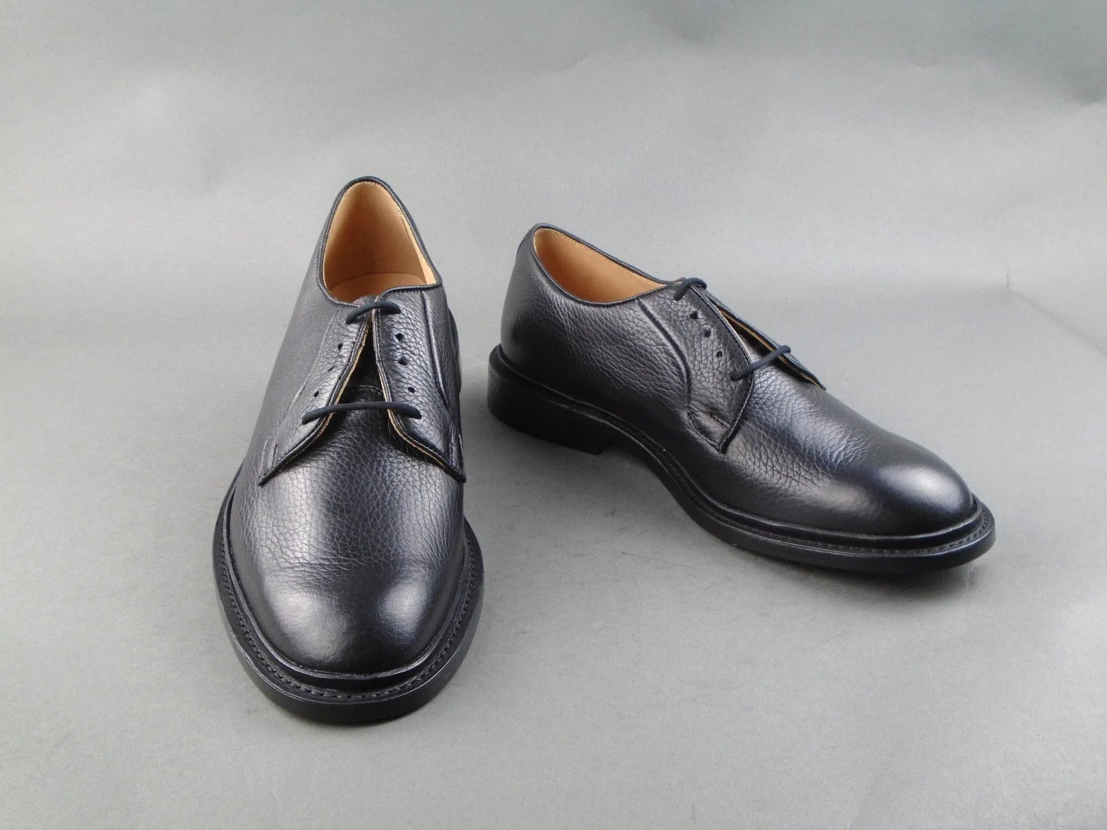 Robert Derby Shoe - Black Muflone