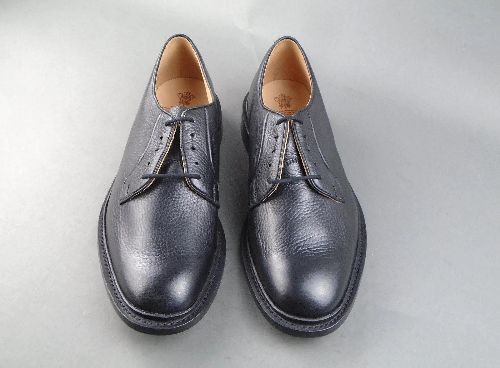 Robert Derby Shoe - Black Muflone