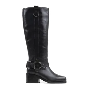 Rockey Black High Western Boots