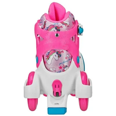 Roller Derby Sport Kids' Roller Skate - Unicorn Pink/White M