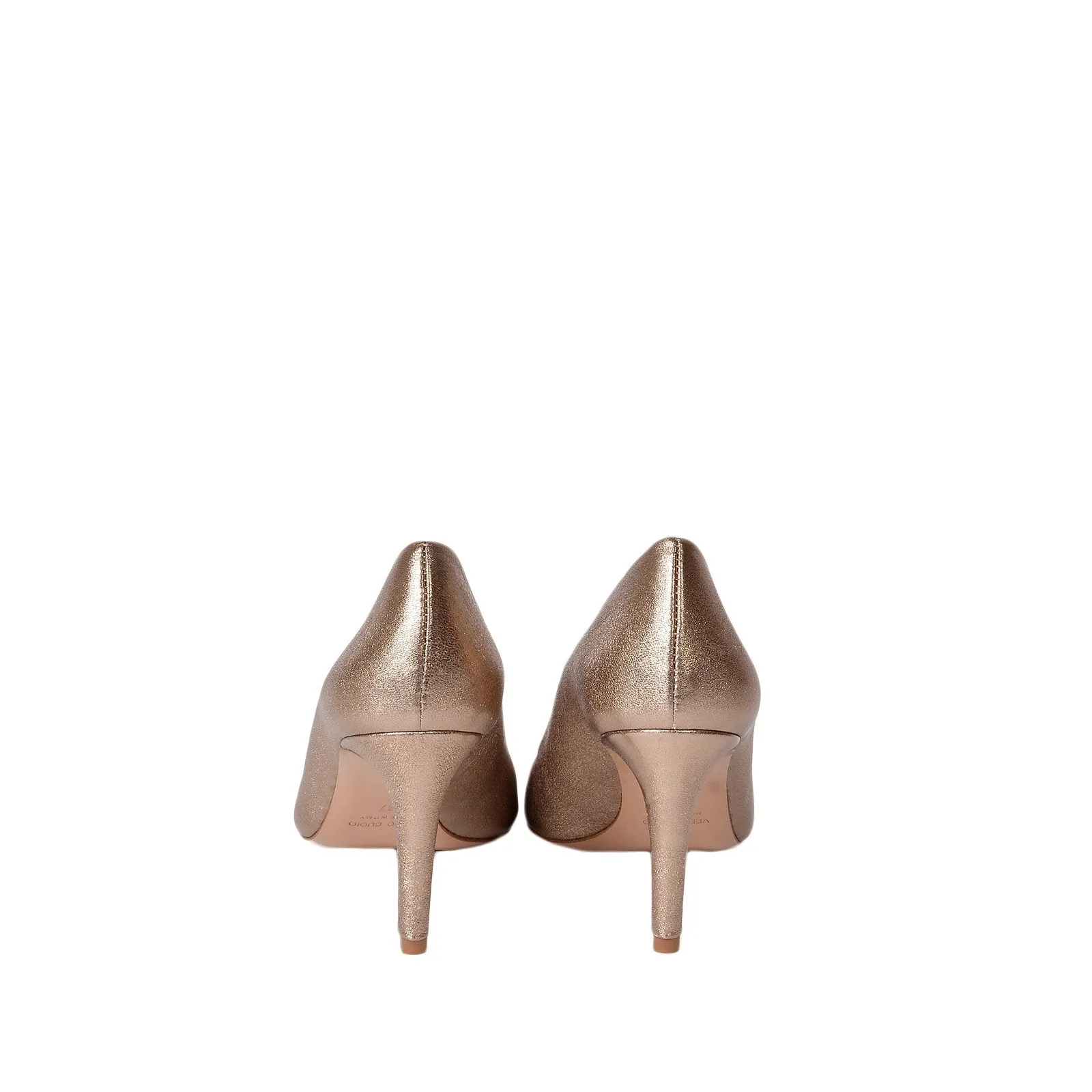 Rosa Bronze Leather Pumps