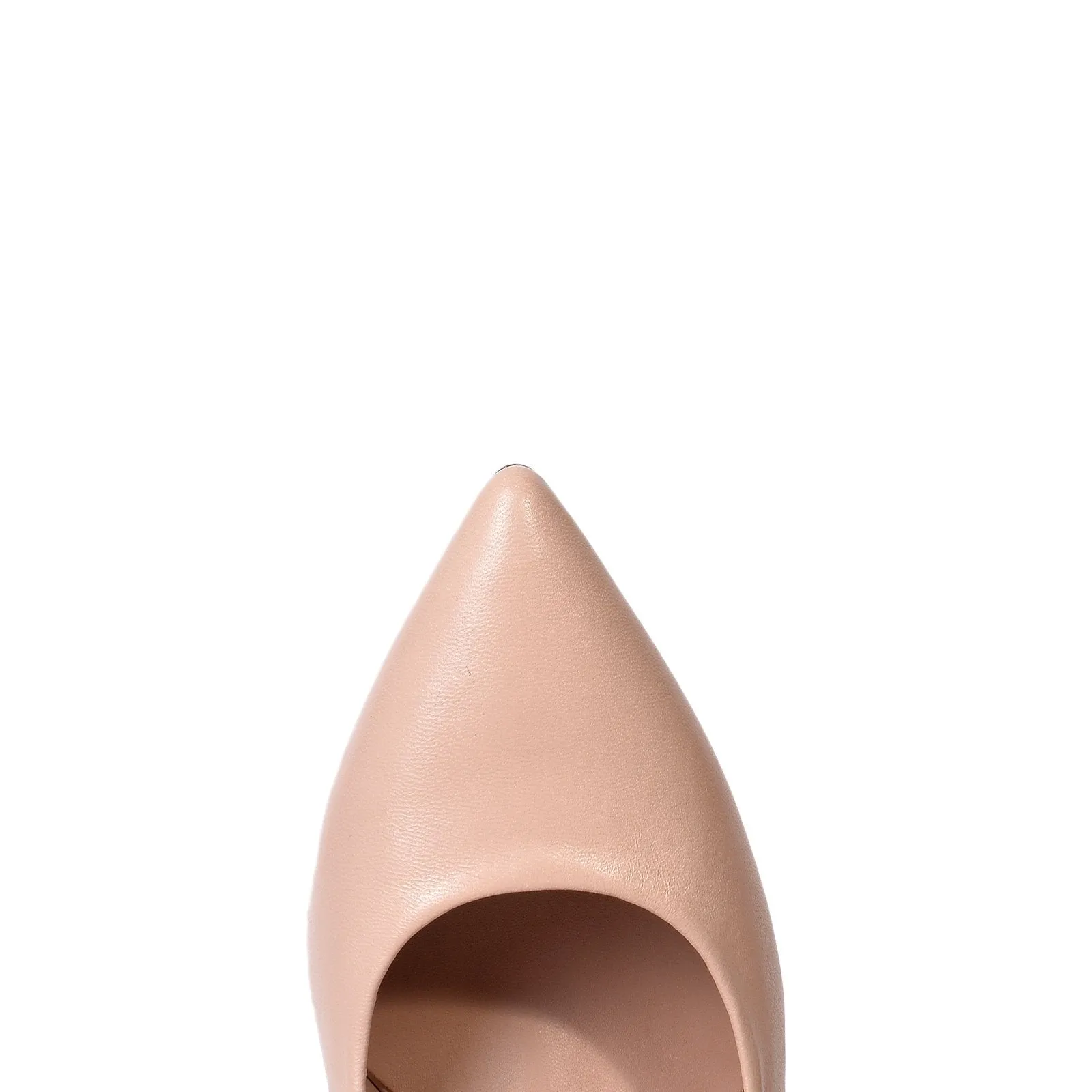 Rosa Nude Leather Pumps