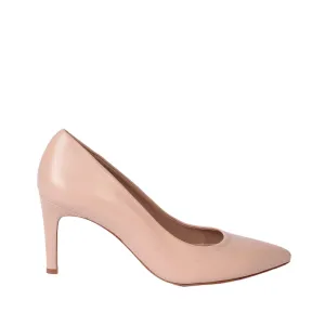 Rosa Nude Leather Pumps