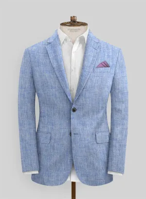 Solbiati Artic Blue Linen Jacket