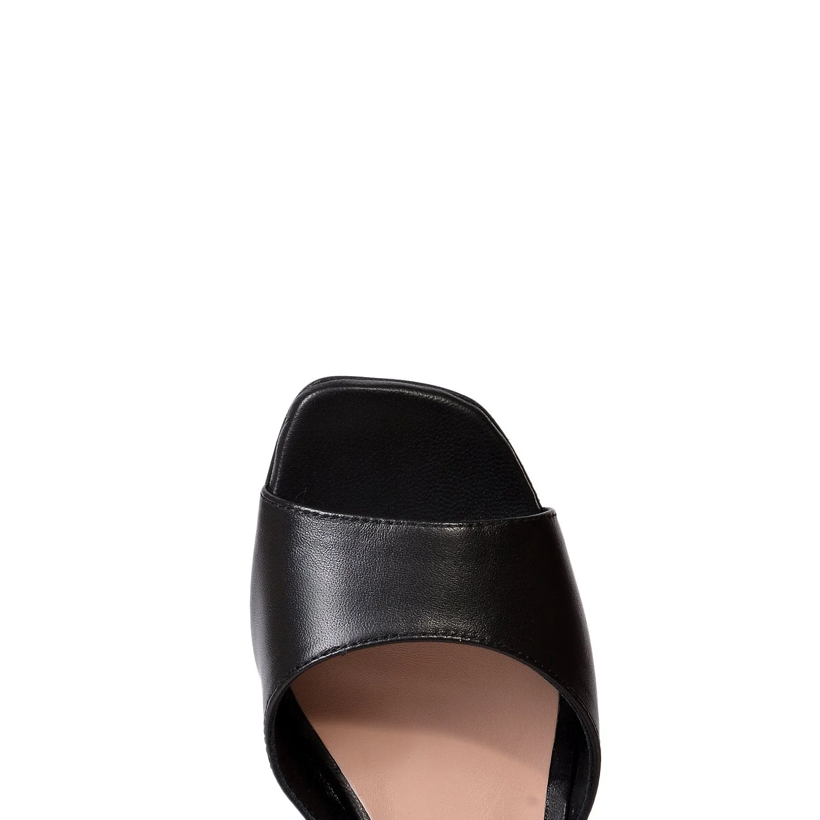 Sophia Black Nappa Leather Sandals