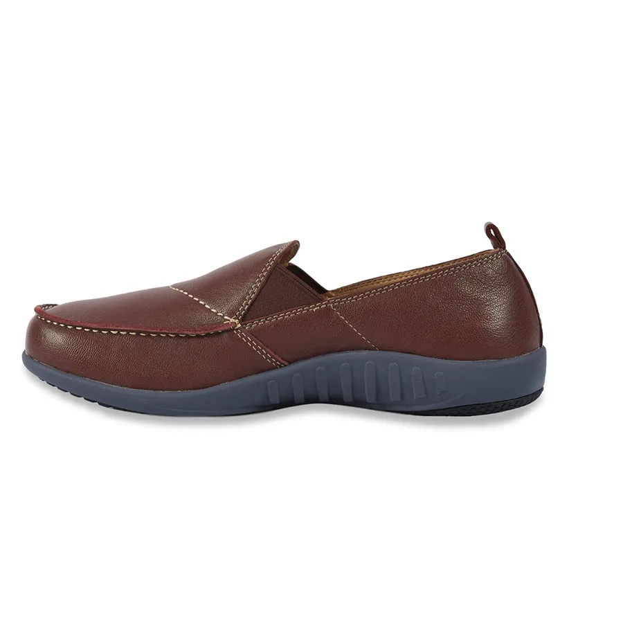 Spenco Siesta Leather Slip-on Shoes for Men