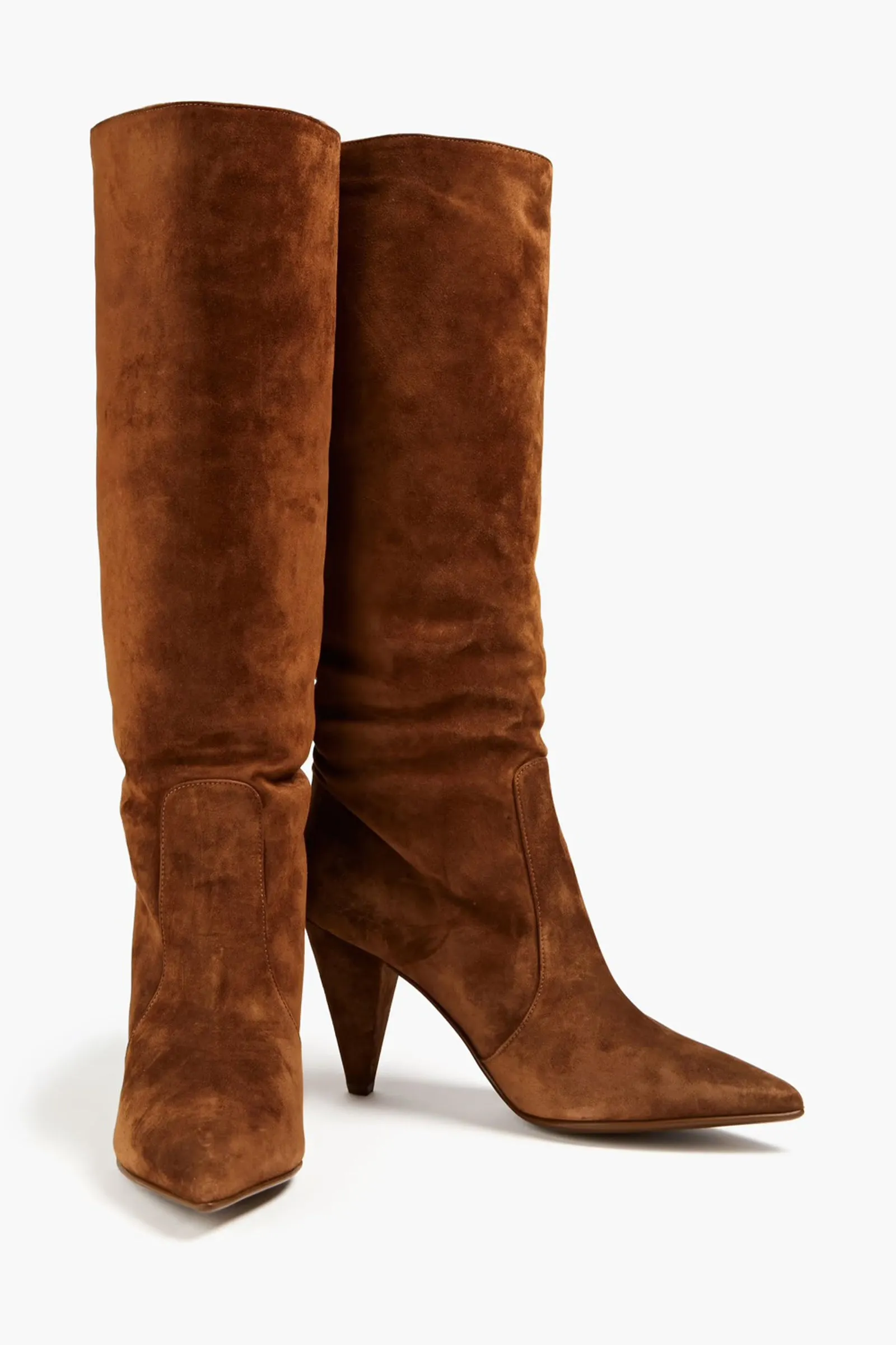 Suede Knee Boots