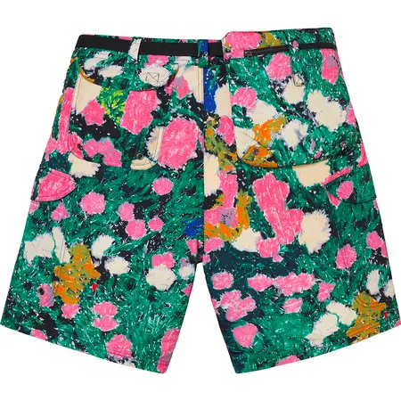 Supreme x The North Face Trekking Packable Belted Flowers Shorts