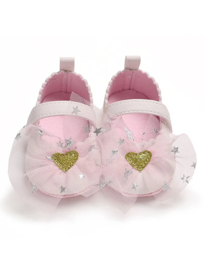 T-bar Bow Accessories Princess Crib Shoes